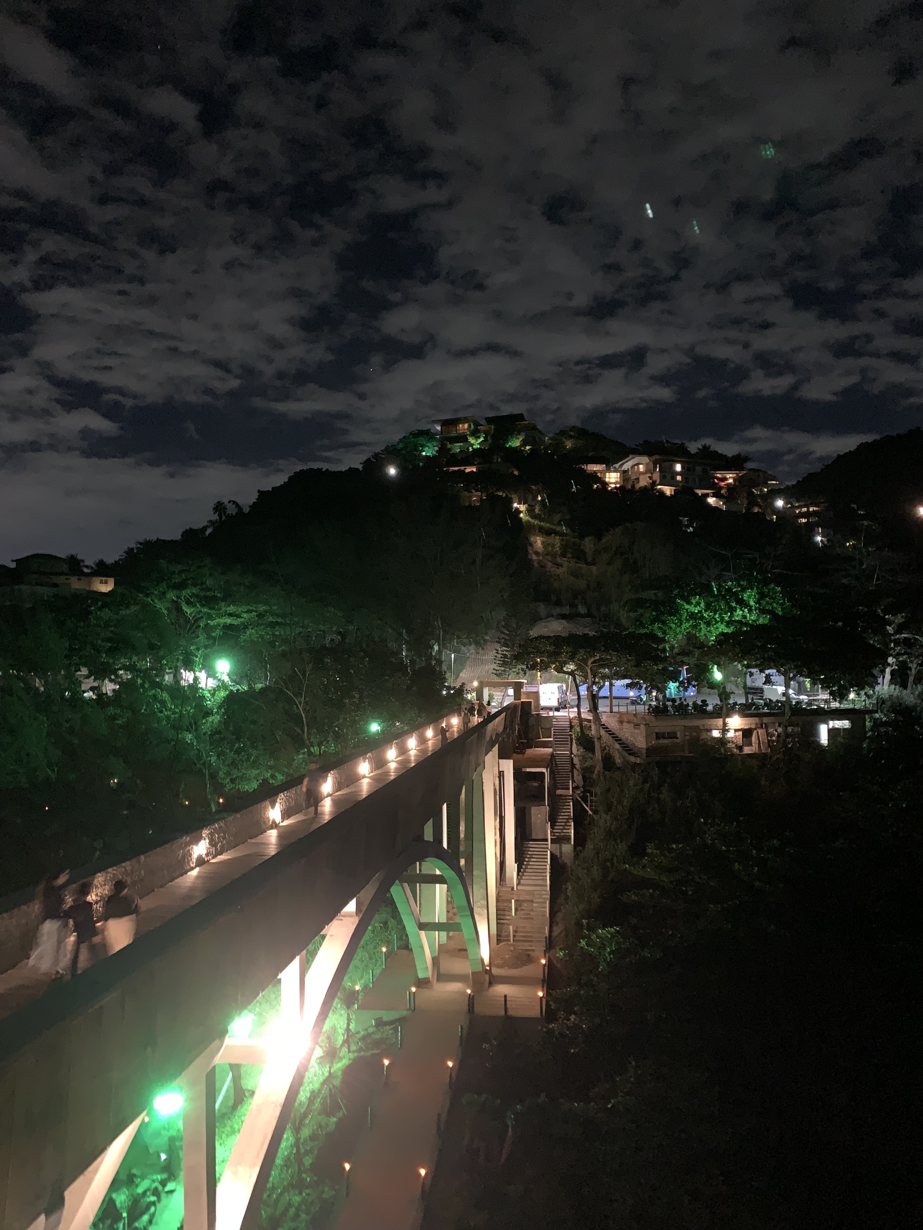 The walkway to the Costa Brava Clube.